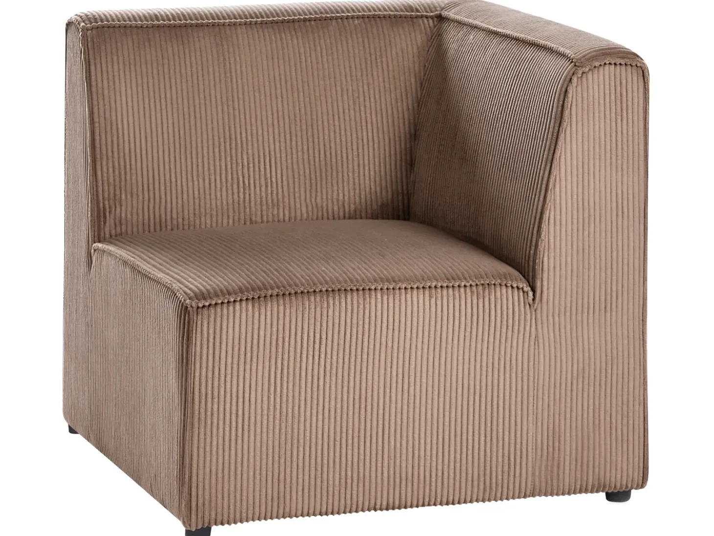 Clearance Sofa modułowa dla 3 osób LEMVIG Piaskowy Sztruks Wszystkie Sofy|Kolekcje Sof