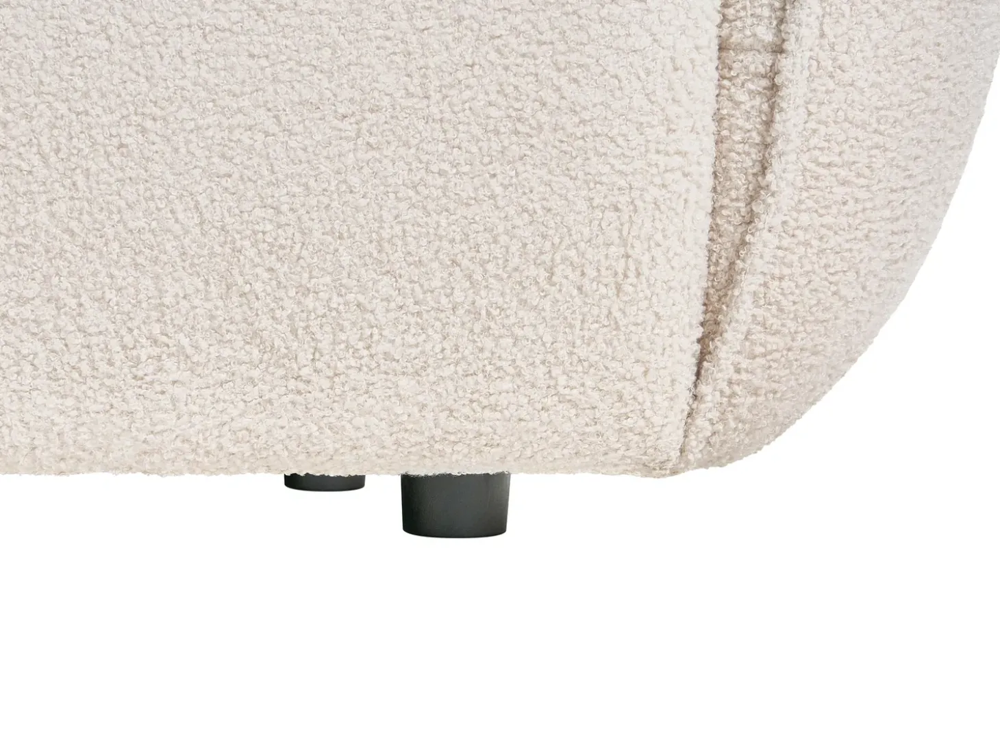 Hot Sofa modułowa dla 2 osób MESNALI Złamana biel Boucle Wszystkie Sofy|Sofy Dwuosobowe