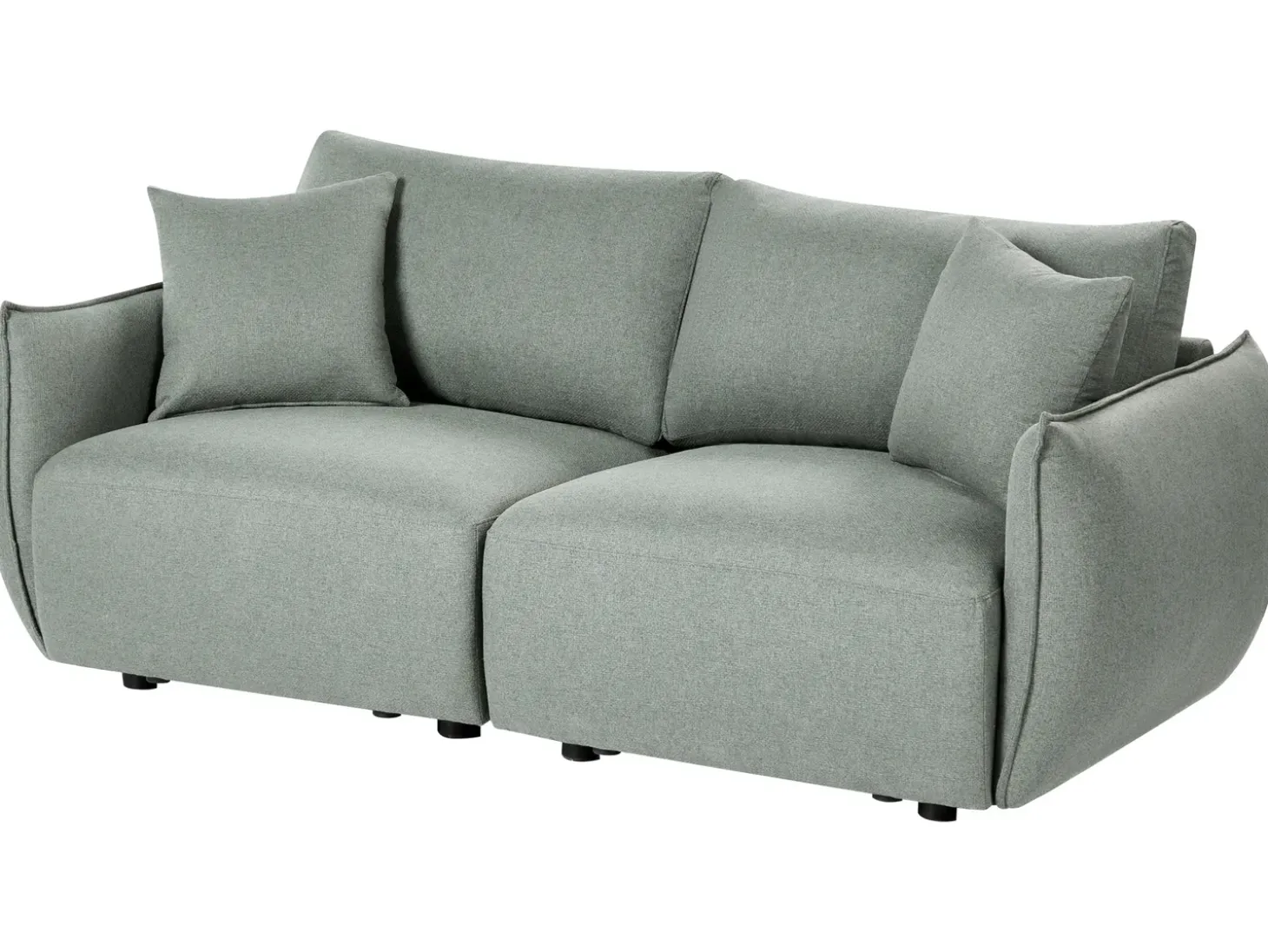 Discount Sofa modułowa dla 2 osób MESNALI Zielony Wszystkie Sofy|Sofy Dwuosobowe