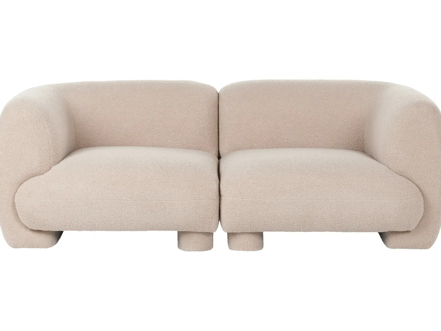 Clearance Sofa modułowa dla 2 osób MJALBI Boucle Wszystkie Sofy|Sofy Dwuosobowe