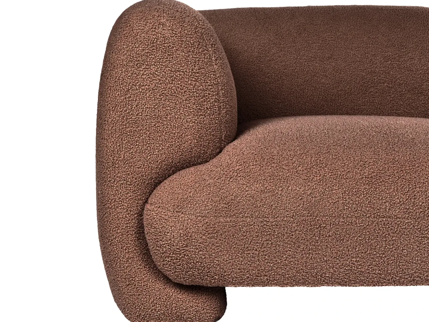 Sofa modułowa dla 2 osób MJALBI Boucle Wszystkie Sofy|Sofy Dwuosobowe