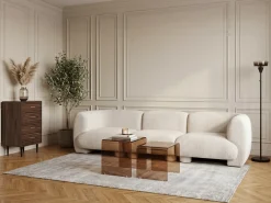 Sofa modułowa dla 3 osób MJALBI Złamana biel Boucle Wszystkie Sofy|Kolekcje Sof