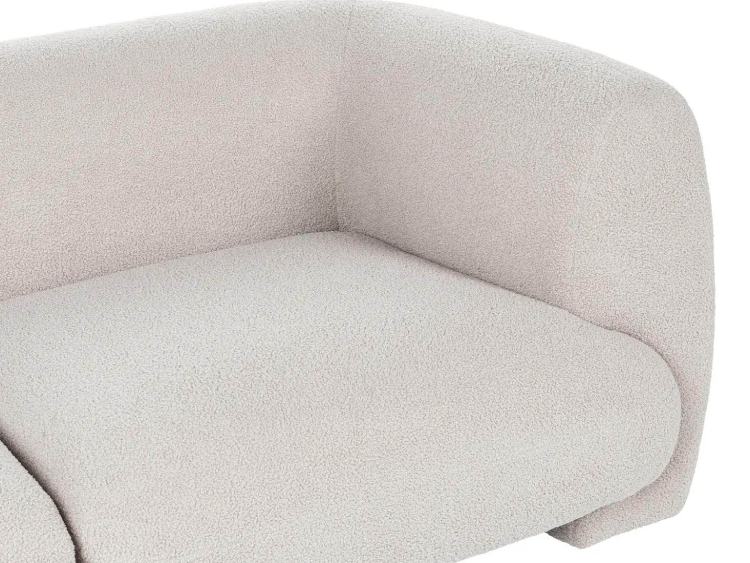 Sofa modułowa dla 3 osób MJALBI Złamana biel Boucle Wszystkie Sofy|Kolekcje Sof