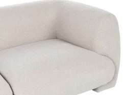 Sofa modułowa dla 2 osób MJALBI Złamana biel Boucle Wszystkie Sofy|Sofy Dwuosobowe