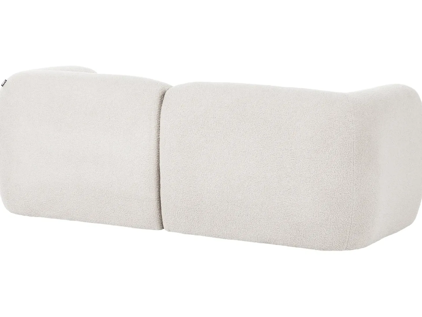 Sofa modułowa dla 2 osób MJALBI Złamana biel Boucle Wszystkie Sofy|Sofy Dwuosobowe