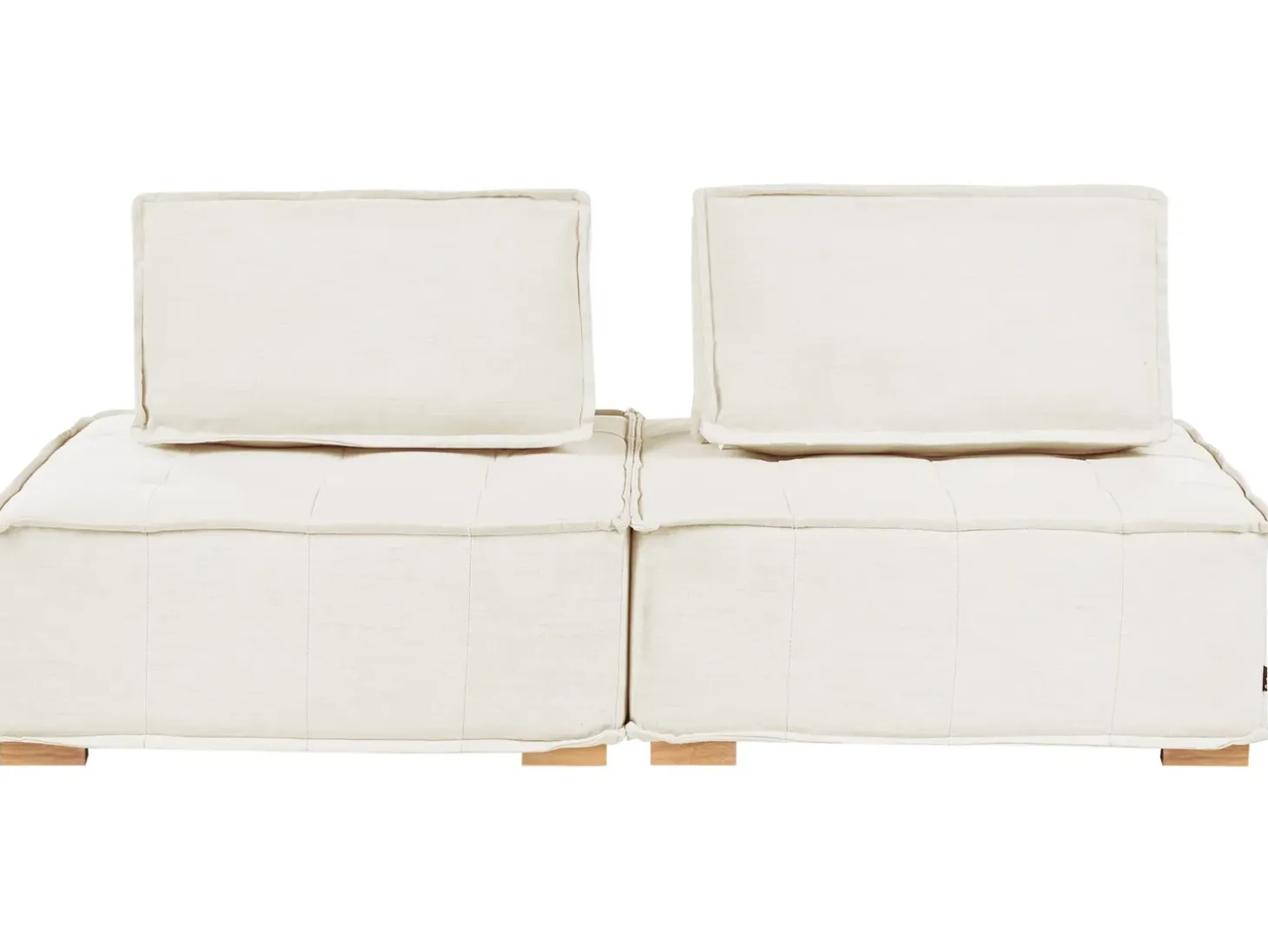 Sofa modułowa dla 2 osób TIBRO Złamana biel Wszystkie Sofy|Sofy Dwuosobowe