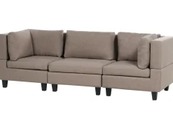 Outlet dla 3 osób UNSTAD Brązowy Wszystkie Sofy|Kolekcje Sof