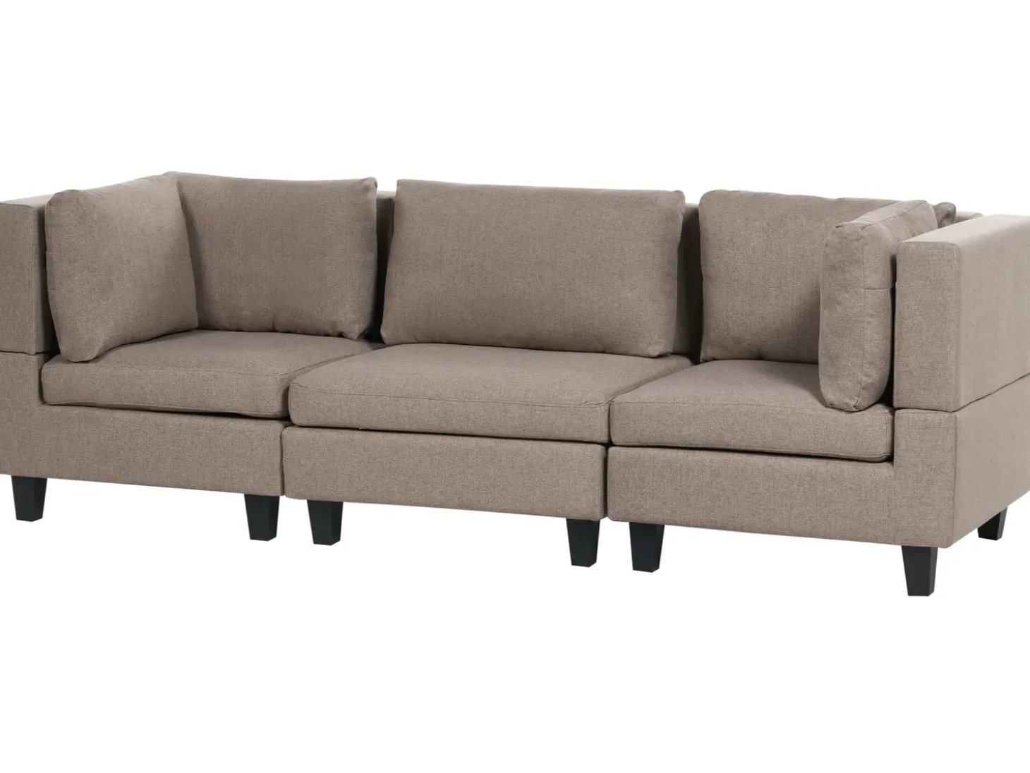 Outlet dla 3 osób UNSTAD Brązowy Wszystkie Sofy|Kolekcje Sof