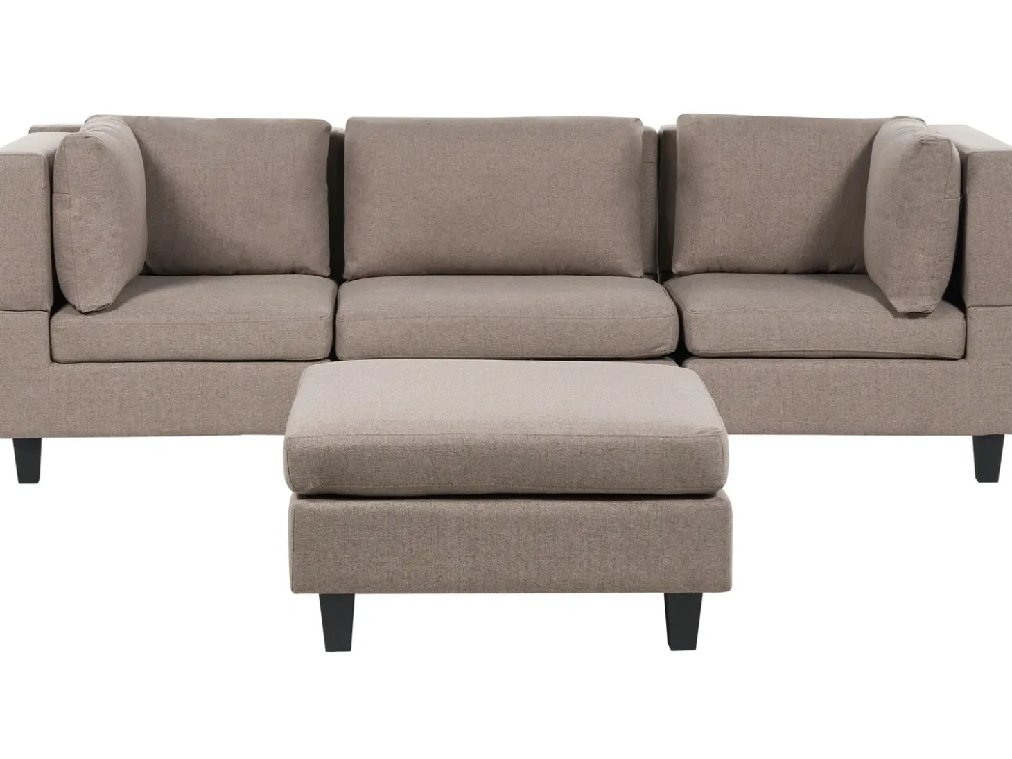 Best Sofa modułowa dla 3 osób UNSTAD Brązowy z otomaną Wszystkie Sofy|Kolekcje Sof