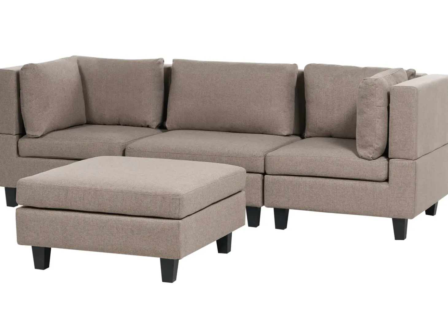 Best Sofa modułowa dla 3 osób UNSTAD Brązowy z otomaną Wszystkie Sofy|Kolekcje Sof