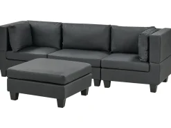 Clearance Sofa modułowa dla 3 osób UNSTAD Ekoskóra Sofy Skórzane|Wszystkie Sofy