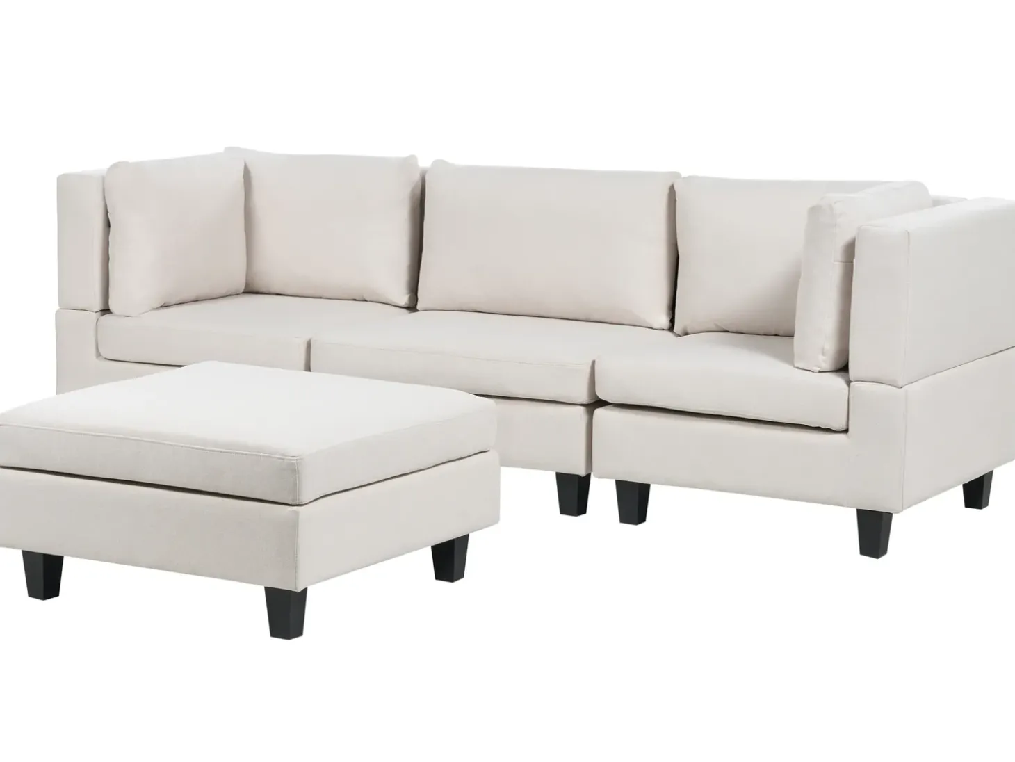 Sofa modułowa dla 3 osób UNSTAD Jasnobeżowy z otomaną Wszystkie Sofy|Kolekcje Sof