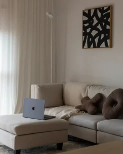 Sofa modułowa dla 3 osób UNSTAD Jasnobeżowy z otomaną Wszystkie Sofy|Kolekcje Sof