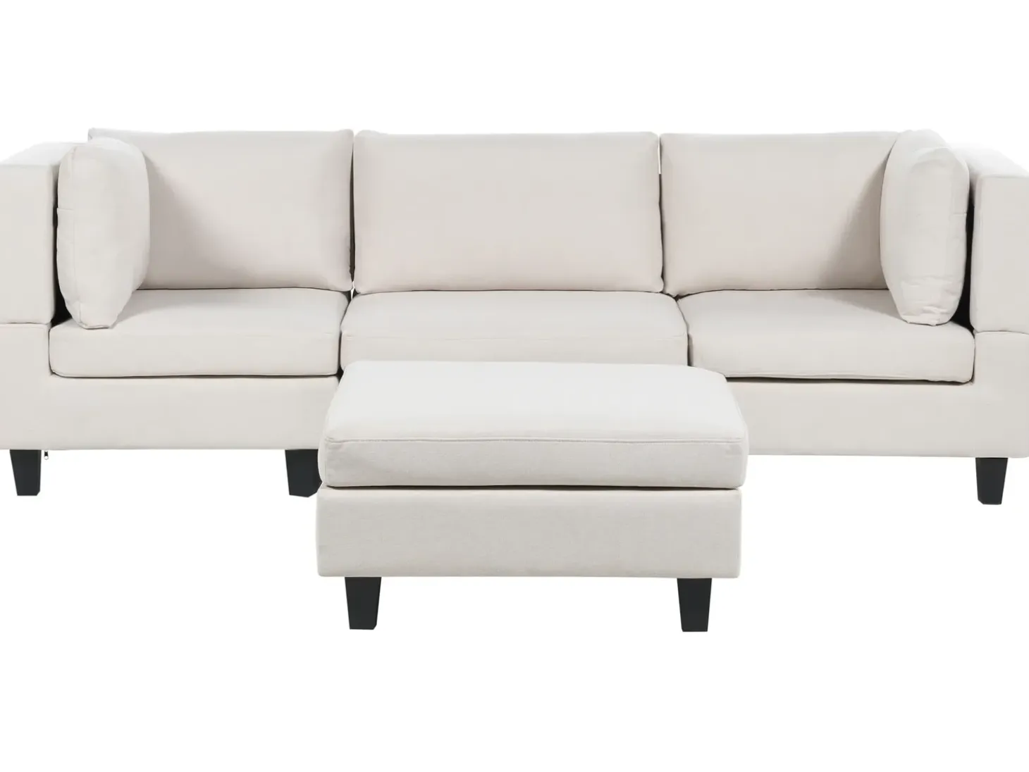Sofa modułowa dla 3 osób UNSTAD Jasnobeżowy z otomaną Wszystkie Sofy|Kolekcje Sof