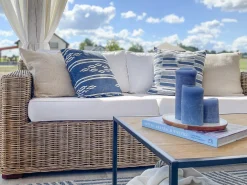 Sofa ogrodowa dla 2 osób ARDEA Rattan Jasnobrązowy