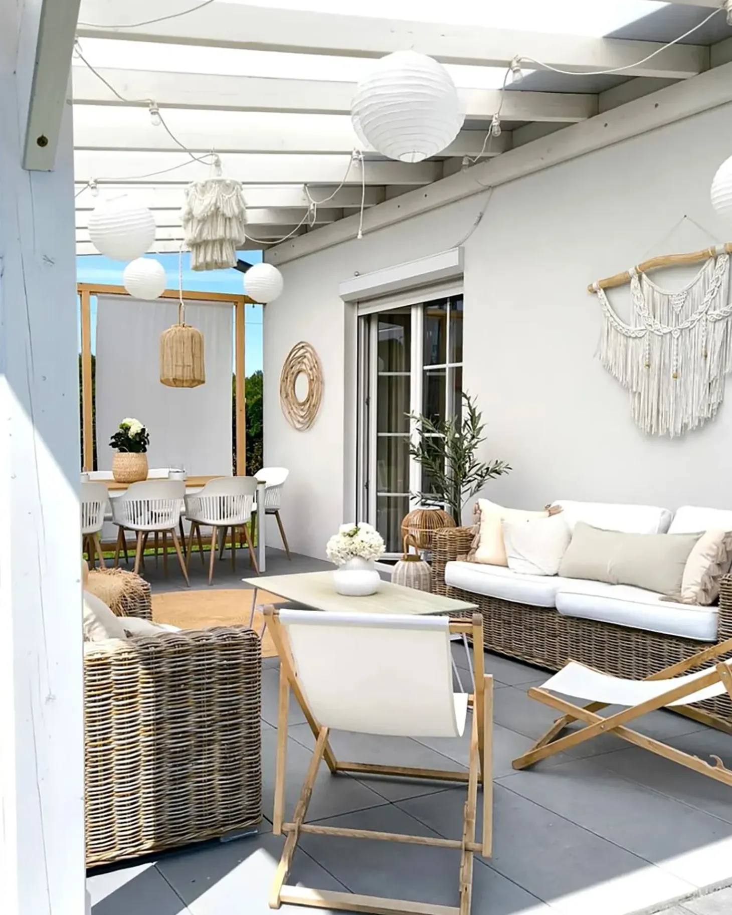 Sofa ogrodowa dla 2 osób ARDEA Rattan Jasnobrązowy
