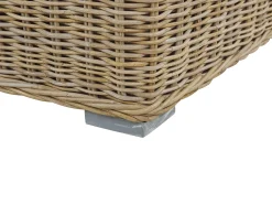Sofa ogrodowa dla 2 osób ARDEA Rattan Jasnobrązowy