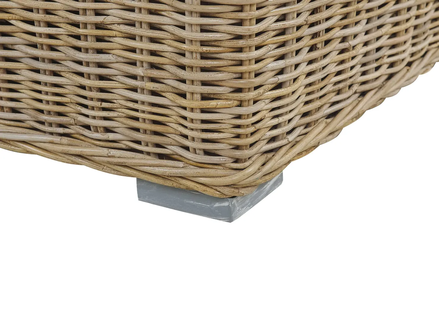 Sofa ogrodowa dla 2 osób ARDEA Rattan Jasnobrązowy