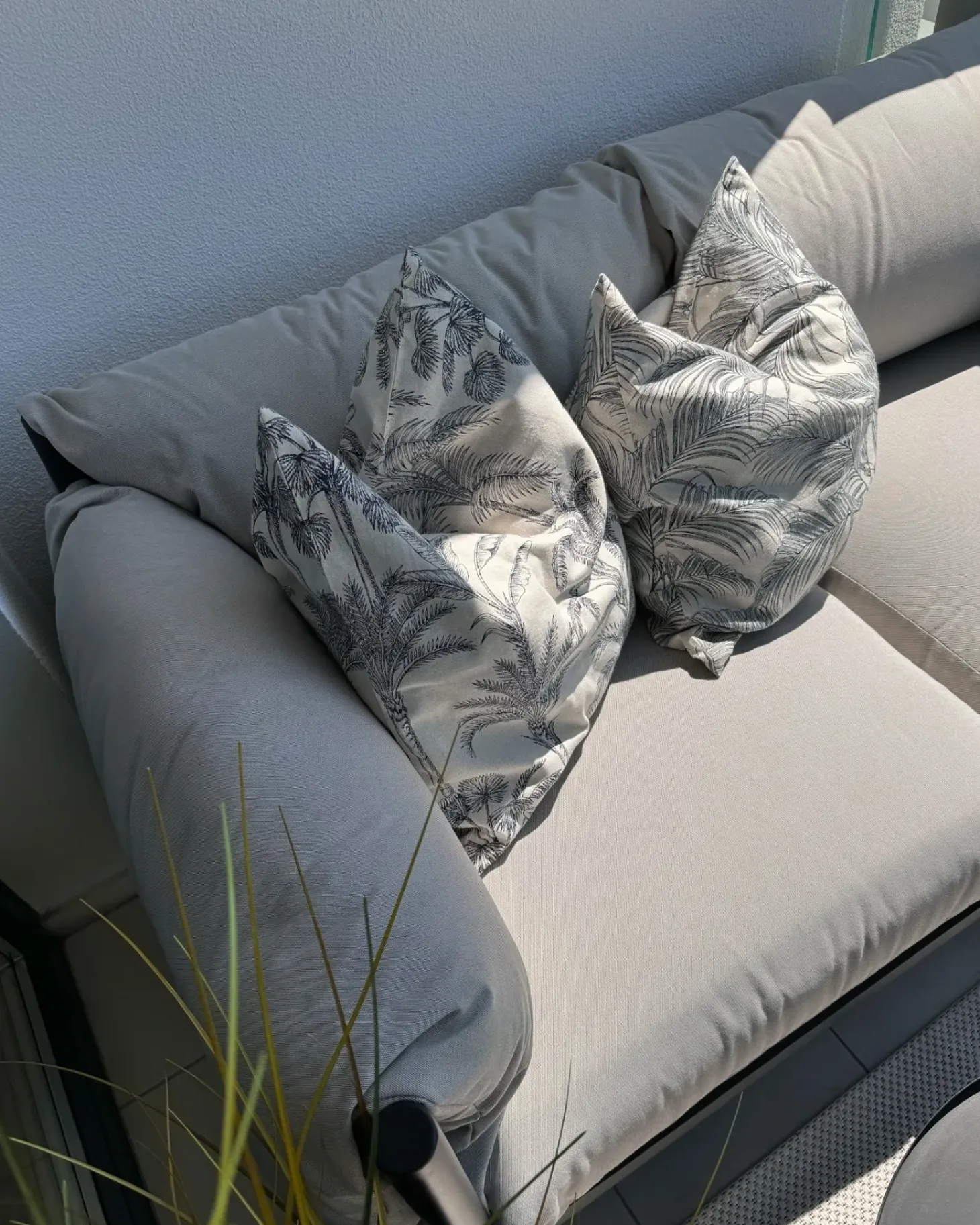 Sofa ogrodowa dla 2 osób ESPERIA Metal Szary