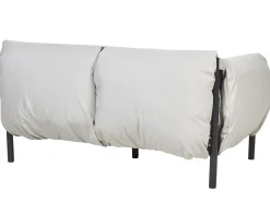 Sofa ogrodowa dla 2 osób ESPERIA Metal Szary