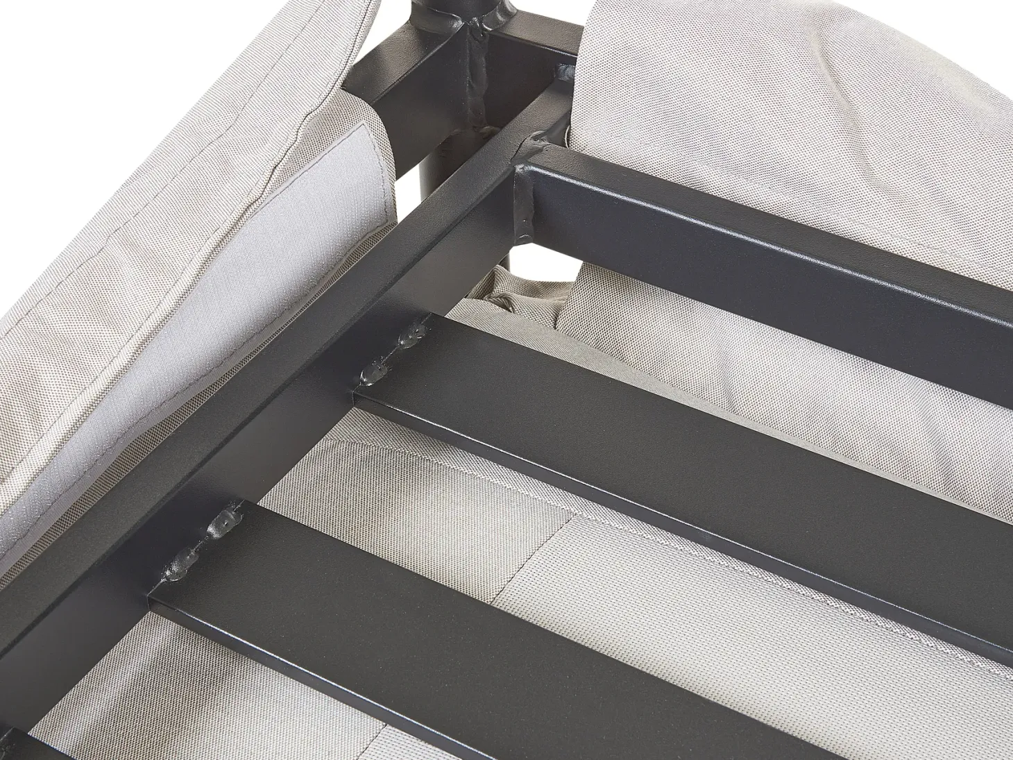 Sofa ogrodowa dla 2 osób ESPERIA Metal Szary