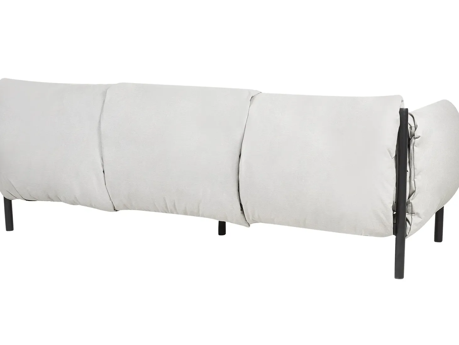 Sofa ogrodowa dla 3 osób ESPERIA Metal Szary