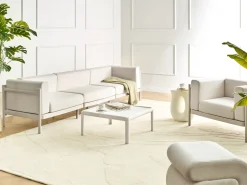 Sofa ogrodowa dla 3 osób FERRETTI Jasnobeżowy