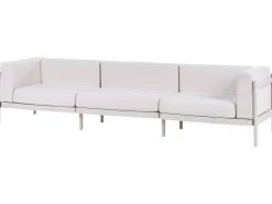 Sofa ogrodowa dla 3 osób FERRETTI Jasnobeżowy