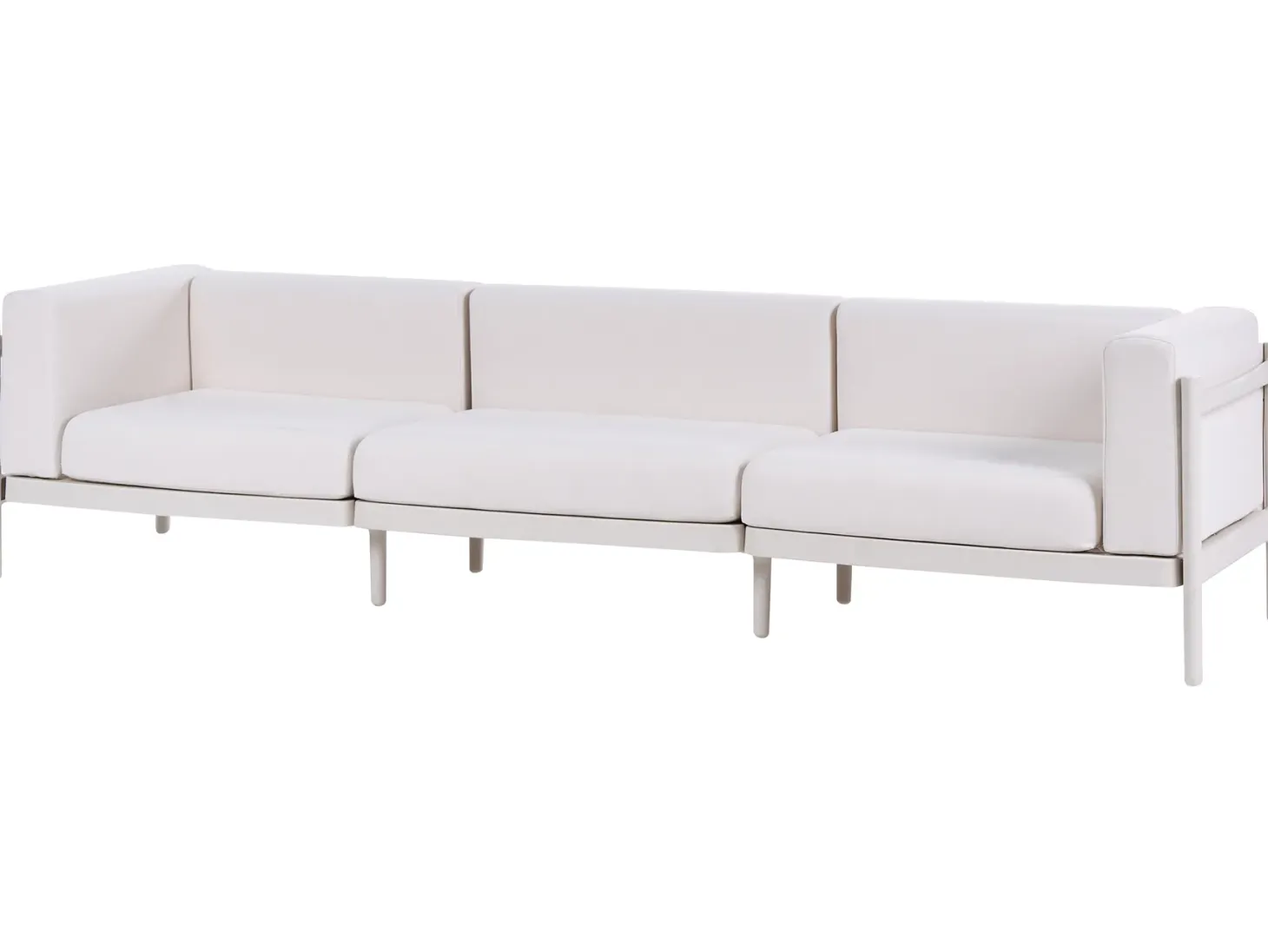 Sofa ogrodowa dla 3 osób FERRETTI Jasnobeżowy
