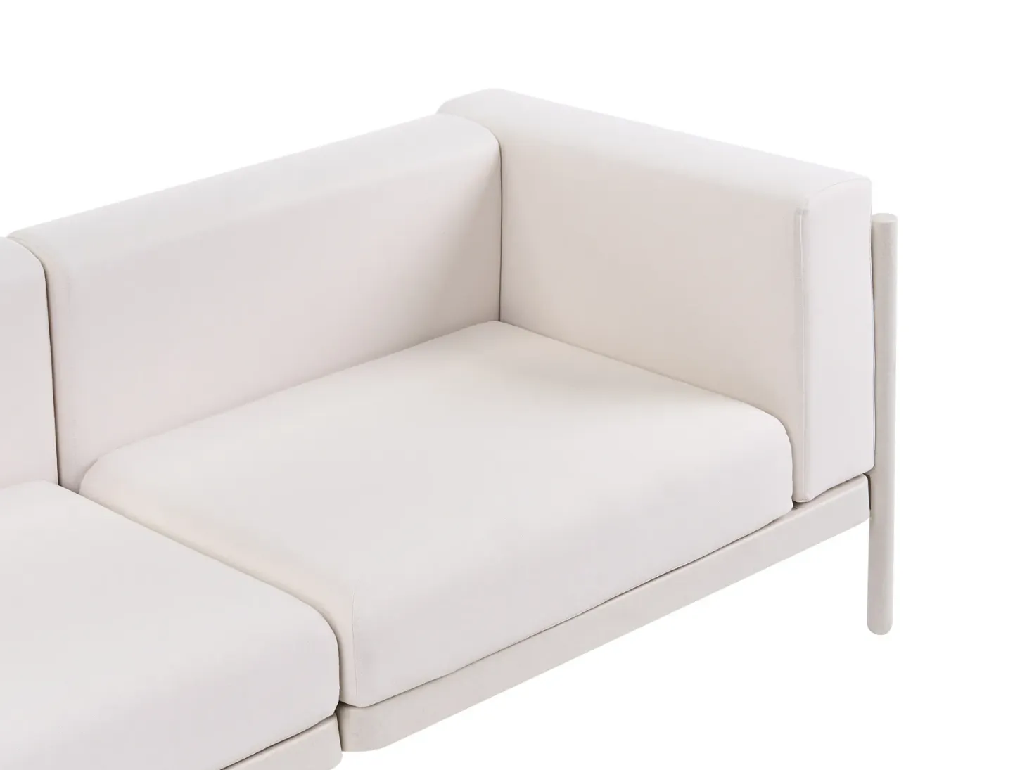 Sofa ogrodowa dla 3 osób FERRETTI Jasnobeżowy