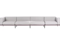 Sofa ogrodowa dla 4 osób FERRETTI Beżowoszary