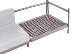 Sofa ogrodowa dla 4 osób FERRETTI Beżowoszary
