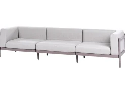 Sofa ogrodowa dla 3 osób FERRETTI Beżowoszary