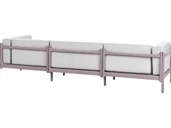 Sofa ogrodowa dla 3 osób FERRETTI Beżowoszary