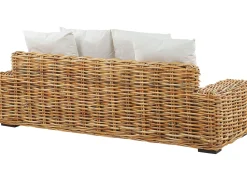 Sofa ogrodowa dla 3 osób FORLI Rattan Naturalny