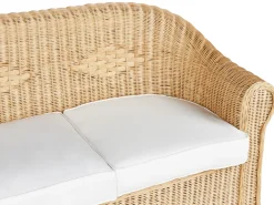 Sofa ogrodowa dla 3 osób LIVADEIA Rattan Naturalny