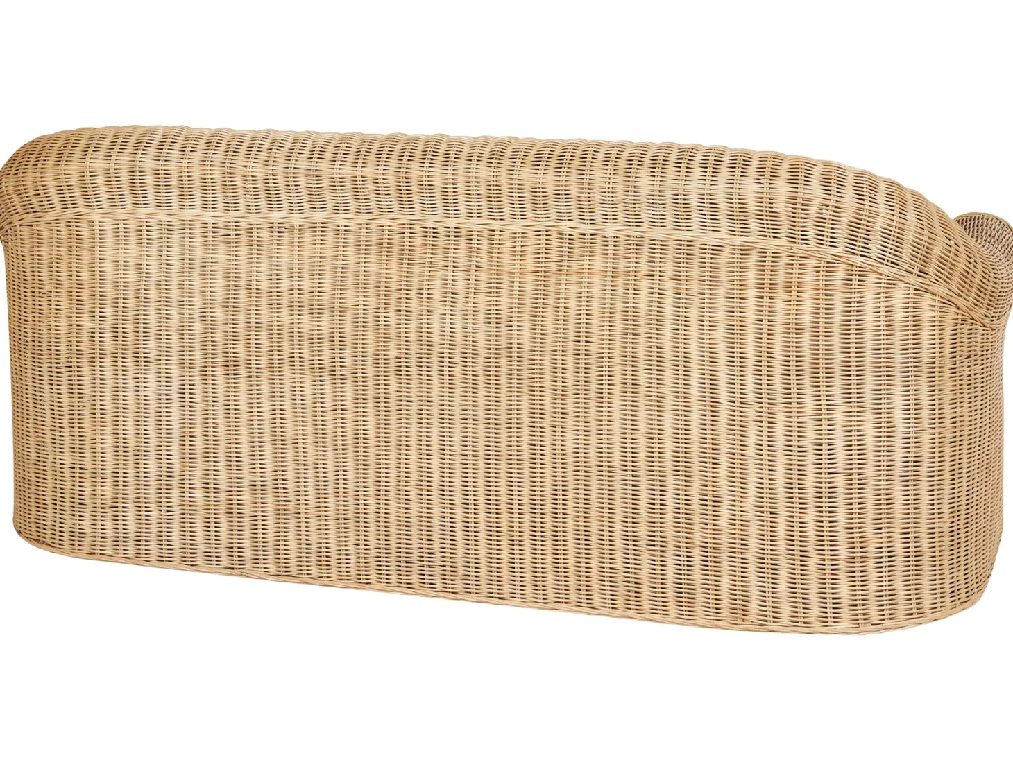Sofa ogrodowa dla 3 osób LIVADEIA Rattan Naturalny