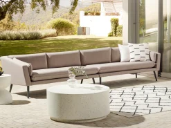 Sofa ogrodowa dla 4 osób LORETELLO Beżowy