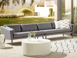 Sofa ogrodowa dla 4 osób LORETELLO Szary