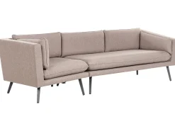 Sofa ogrodowa dla 3 osób LORETELLO Lewostronny Beżowy