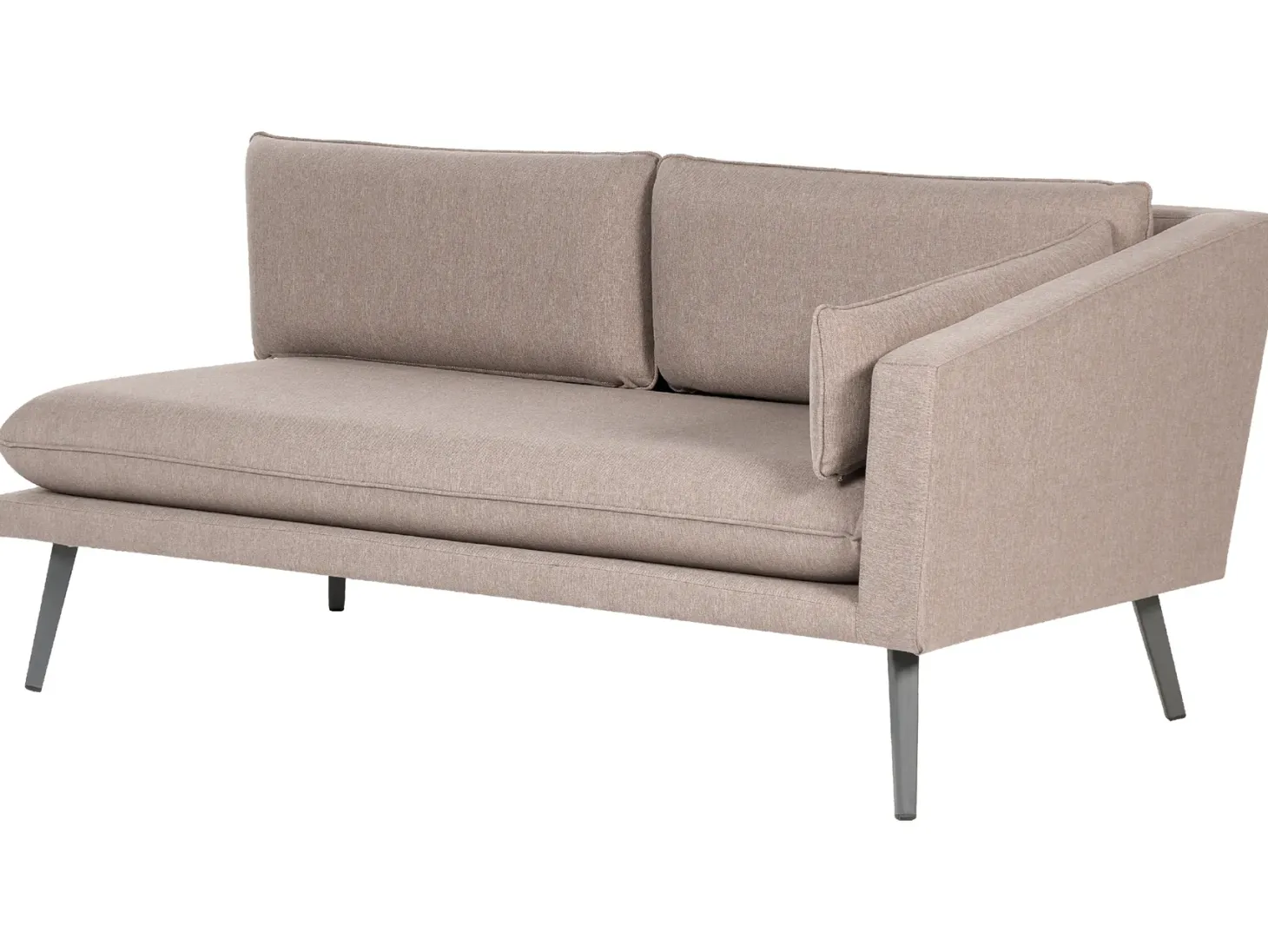 Sofa ogrodowa dla 3 osób LORETELLO Lewostronny Beżowy