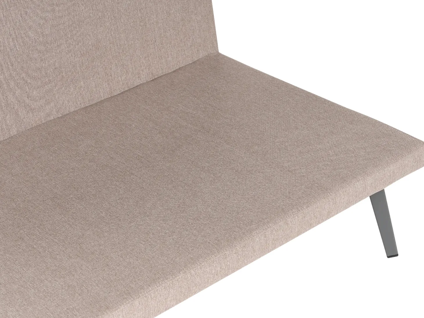 Sofa ogrodowa dla 3 osób LORETELLO Lewostronny Beżowy