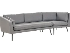Sofa ogrodowa dla 3 osób LORETELLO Prawostronny Szary