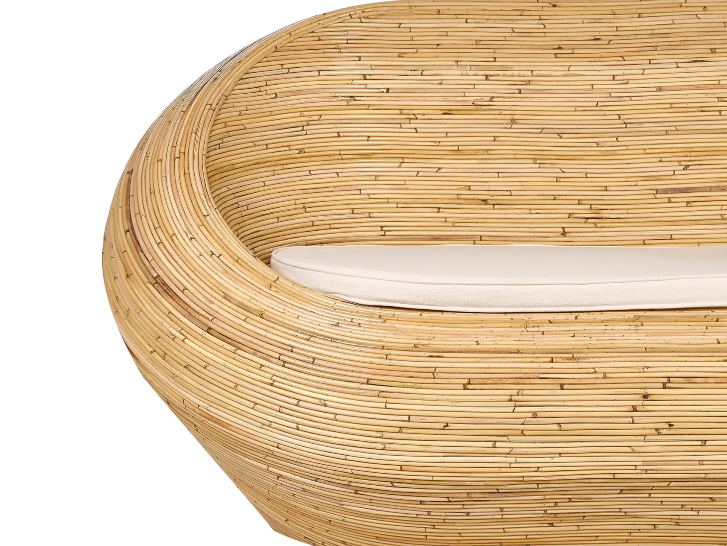 Sofa ogrodowa dla 2 osób MAIORI Rattan Naturalny