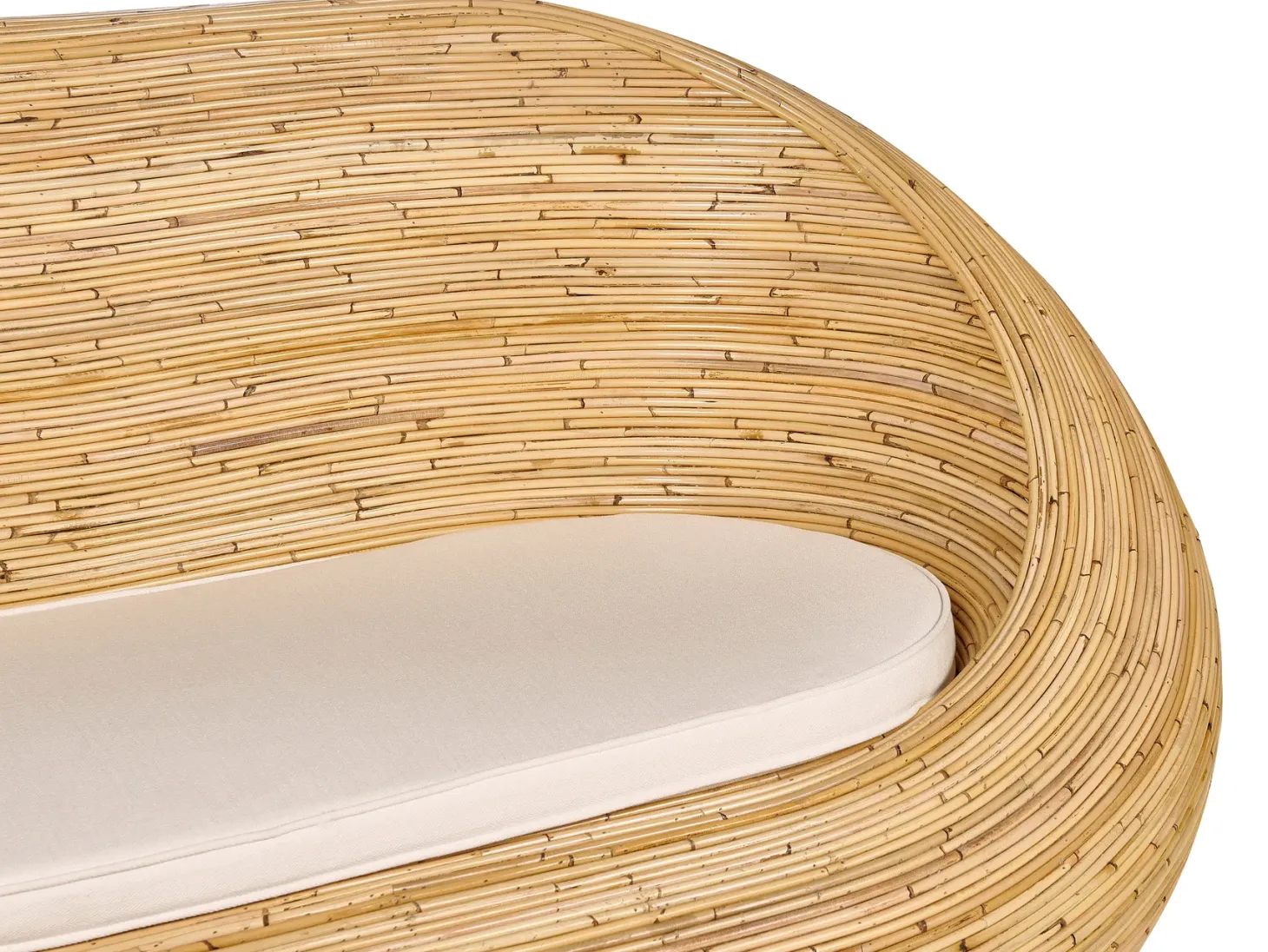 Sofa ogrodowa dla 2 osób MAIORI Rattan Naturalny