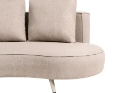 Sofa ogrodowa dla 3 osób PARORI Lewostronny Beżowy