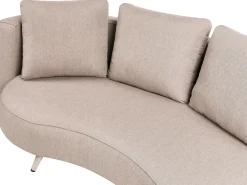Sofa ogrodowa dla 3 osób PARORI Lewostronny Beżowy