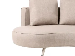 Sofa ogrodowa dla 3 osób PARORI Prawostronny Beżowy