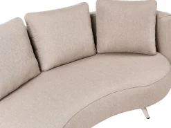 Sofa ogrodowa dla 3 osób PARORI Prawostronny Beżowy
