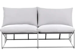 Sofa ogrodowa dla 2 osób PICO Metal Szary